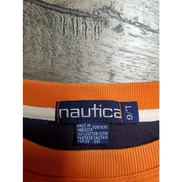 Vintage 90s Nautica 12 Metre Class Embroidered Crewneck Sweatshirt Mens Large L - Picture 3 of 6